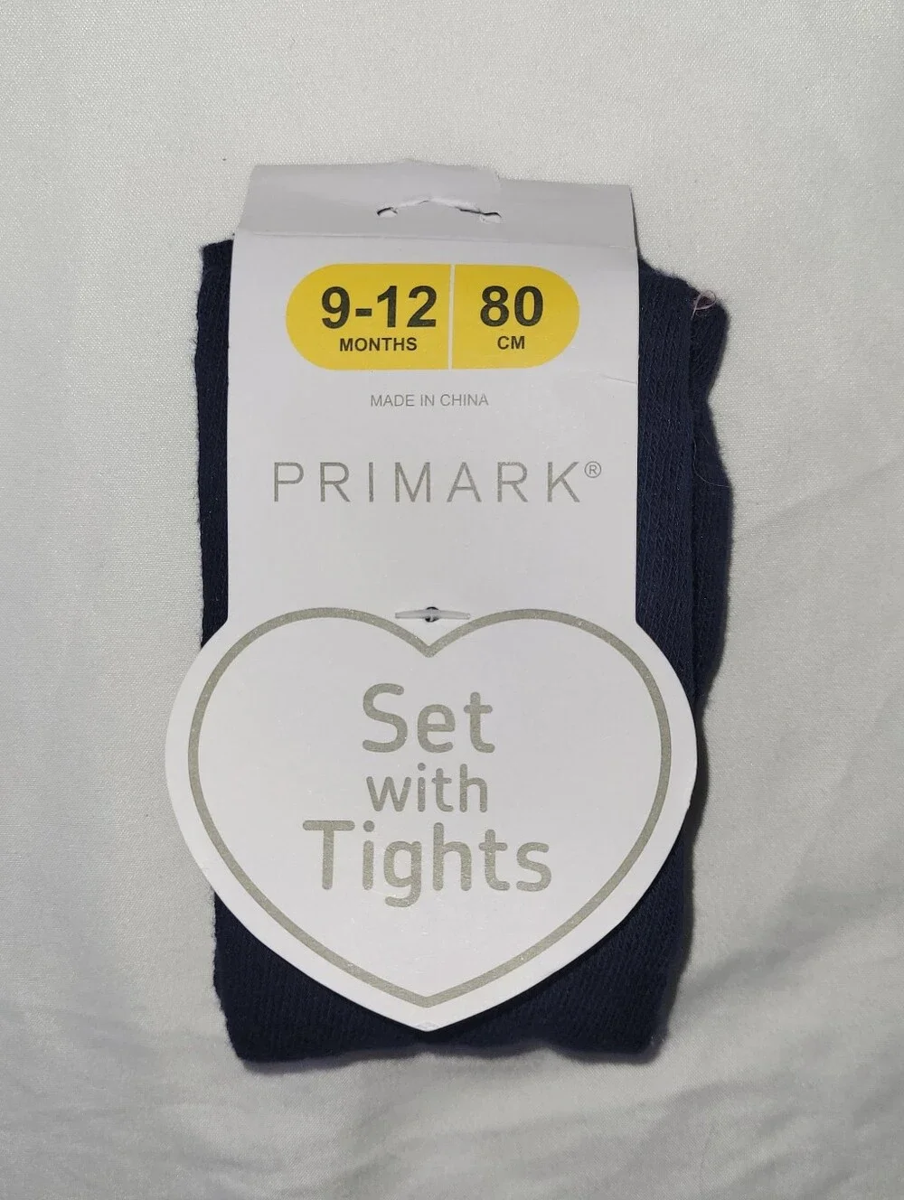 Primark Size 9-12 Months Navy Tights NWT